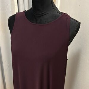 Chic Sleeveless Midi Dress in Rich Purple